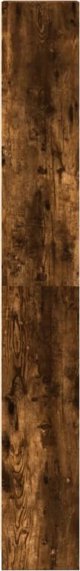 vidaXL Ράφι smoky oak, 40x24x176 cm, υλικό ξυλώδους προέλευσης