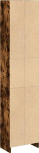 vidaXL Ράφι smoky oak, 40x24x176 cm, υλικό ξυλώδους προέλευσης