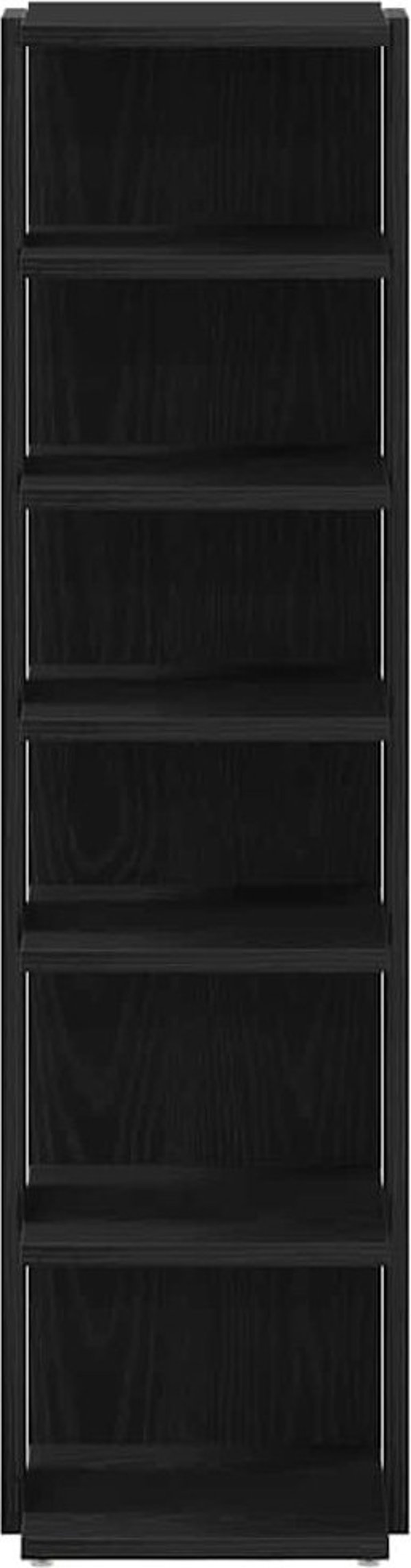 vidaXL Ντουλάπι Παπουτσιών, Μαύρη Δρυς, 25x27x102 εκ.