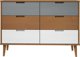 vidaXL Komoda, Καφέ, 113x40x80 εκ, Μασίφ Πεύκο