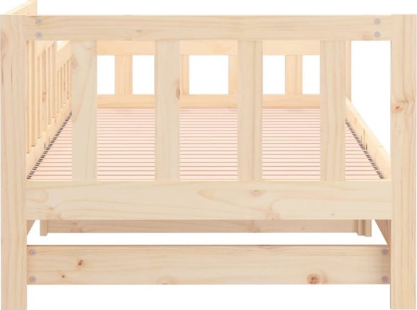 Επεκτεινόμενο κρεβάτι vidaXL, 2x(90x200) cm, συμπαγές ξύλο πεύκου