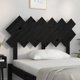 vidaXL Κεφαλάρι κρεβατιού, μαύρο, 122,5x3x80,5 εκ, σκληρό πεύκο