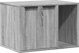 vidaXL Ντουλάπι γατοτουαλέτας γκρι δρυς Sonoma 60x40x40 εκ.