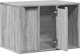 vidaXL Ντουλάπι γατοτουαλέτας γκρι δρυς Sonoma 60x40x40 εκ.