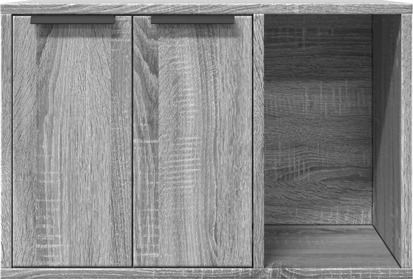 vidaXL Ντουλάπι γατοτουαλέτας γκρι δρυς Sonoma 60x40x40 εκ.