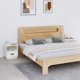 vidaXL 2 Τεμάχια Λευκά Κομοδίνα, 40x34x45 εκ., Μασίφ Πεύκο