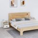 vidaXL 2 Τεμάχια Λευκά Κομοδίνα, 40x34x45 εκ., Μασίφ Πεύκο