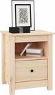vidaXL vidaXL Szafki nocne, 2 szt., 40x35x49 cm, lite drewno sosnowe