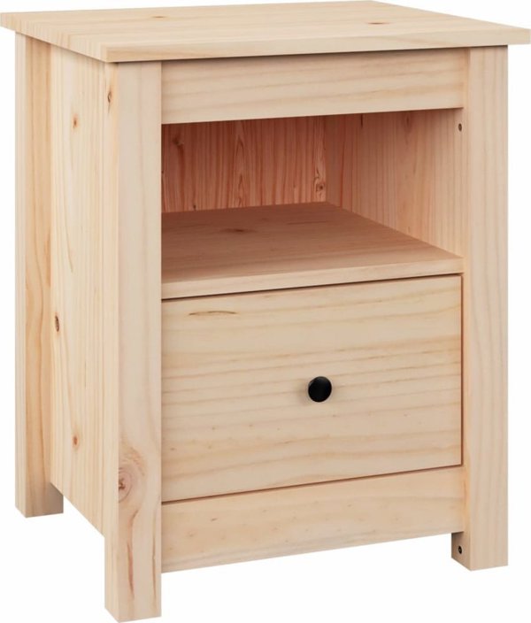 vidaXL vidaXL Szafki nocne, 2 szt., 40x35x49 cm, lite drewno sosnowe