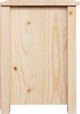 vidaXL vidaXL Szafki nocne, 2 szt., 40x35x49 cm, lite drewno sosnowe