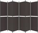 vidaXL Παραβάν 6-panelowy, καφέ, 300x200 cm, ύφασμα