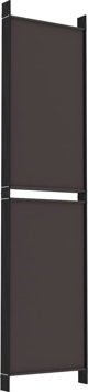 vidaXL Παραβάν 6-panelowy, καφέ, 300x200 cm, ύφασμα