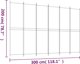 vidaXL Παραβάν 6-panelowy, καφέ, 300x200 cm, ύφασμα