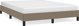 vidaXL Rama κρεβατιού, χρώμα taupe, 140x200 cm, με ύφασμα