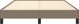 vidaXL Rama κρεβατιού, χρώμα taupe, 140x200 cm, με ύφασμα