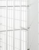 vidaXL Κλουβί κουνελιού 6 πάνελ, 54x80 εκ., γαλβανιζέ σίδερο