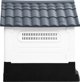 vidaXL vidaXL Buda dla psa, szara, 57x68x66 cm, polipropylen