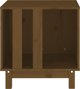 vidaXL Σπίτι για σκύλο, κεχριμπαρένιο καφέ, 50x40x52 εκ., από μασίφ πεύκο