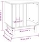 vidaXL Σπίτι για σκύλο, κεχριμπαρένιο καφέ, 50x40x52 εκ., από μασίφ πεύκο