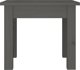 vidaXL vidaXL Stolik kawowy, szary, 35x35x30 cm, lite drewno sosnowe
