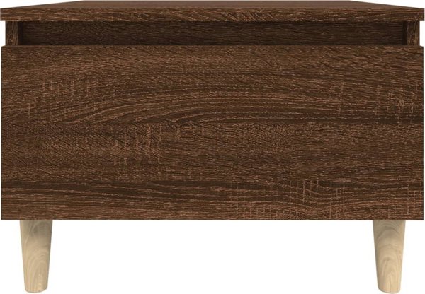 vidaXL Πλευρικά τραπεζάκια, 2 τεμ., καφέ δρυς, 50x46x35 εκ.