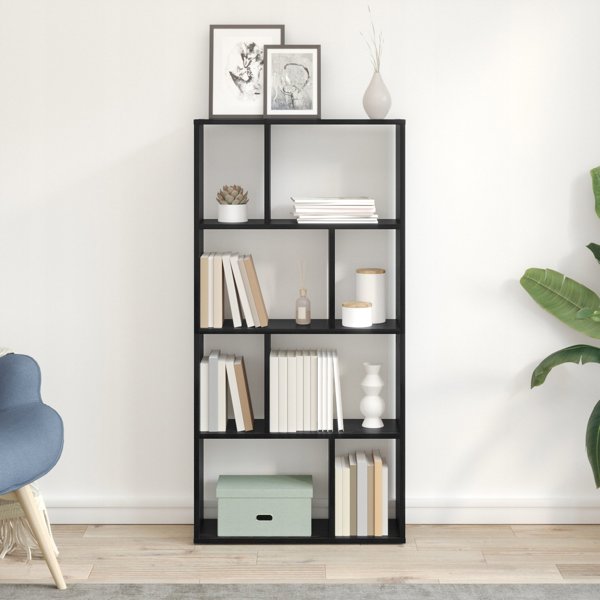 vidaXL Ντουλάπι Βιβλιοθήκης, Μαύρη Δρυς, 60 x 20 x 102,5 εκ.
