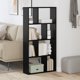 vidaXL Ντουλάπι Βιβλιοθήκης, Μαύρη Δρυς, 60 x 20 x 102,5 εκ.
