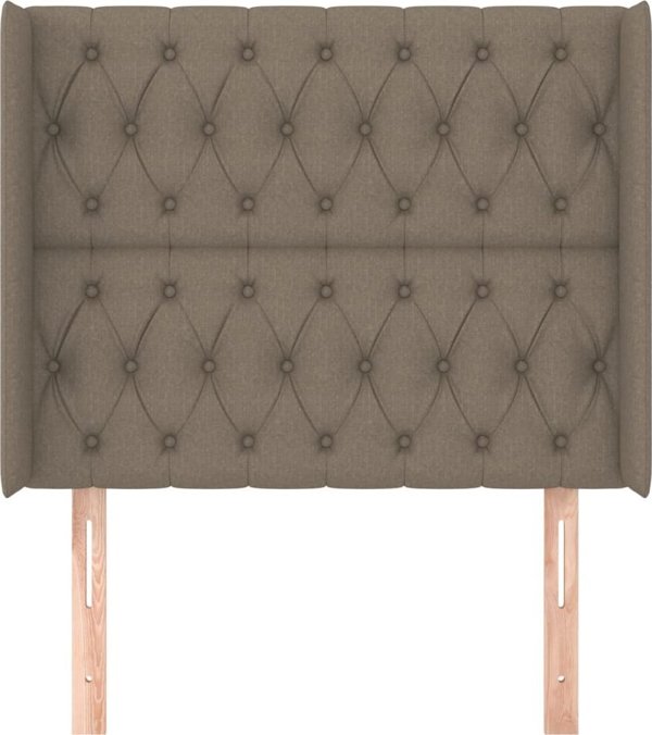 vidaXL Κεφαλάρι uszak, ταμπέ, 103x16x118/128 cm, ύφασμα