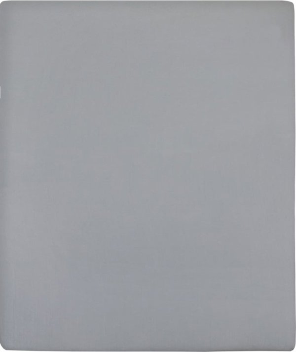 vidaXL Σεντόνια, 2 τεμ., γκρι, 160x200 cm, βαμβακερό τζέρσεϊ
