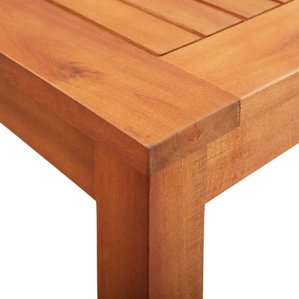 vidaXL Τραπέζι κήπου, 88x88x74 εκ, μασίφ ξύλο ακασίας