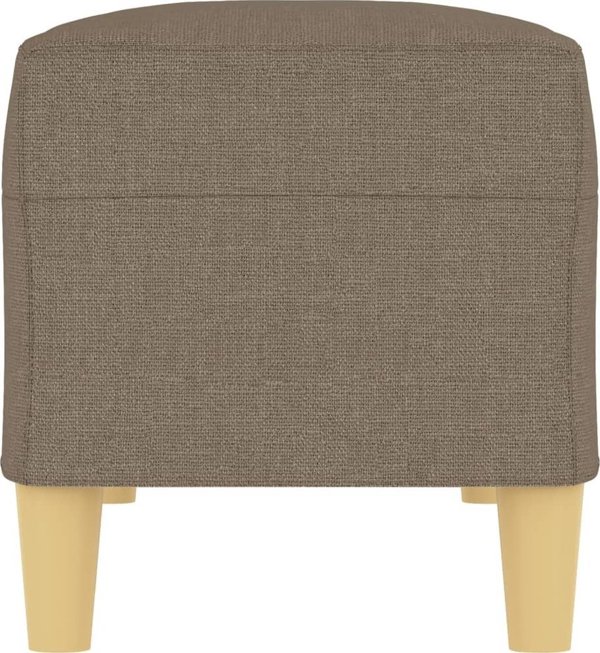 vidaXL Lawka, taupe, 100x35x41 cm, tapicerowana tkanina