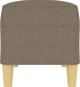 vidaXL Lawka, taupe, 100x35x41 cm, tapicerowana tkanina