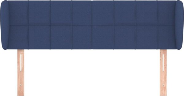 vidaXL Υποστύλωμα κεφαλιού τύπου «Uszak», μπλε, 147x23x78/88 cm, ύφασμα