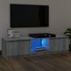 vidaXL Έπιπλο TV με LED, γκρι δρυς Sonoma, 120x30x35,5 cm
