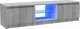 vidaXL Έπιπλο TV με LED, γκρι δρυς Sonoma, 120x30x35,5 cm