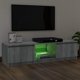 vidaXL Έπιπλο TV με LED, γκρι δρυς Sonoma, 120x30x35,5 cm