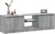 vidaXL Έπιπλο TV με LED, γκρι δρυς Sonoma, 120x30x35,5 cm