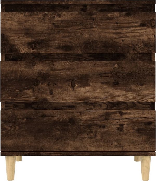 vidaXL Συρταριέρα, καπνιστή δρυς, 60x35x70 εκ, ξύλινο υλικό