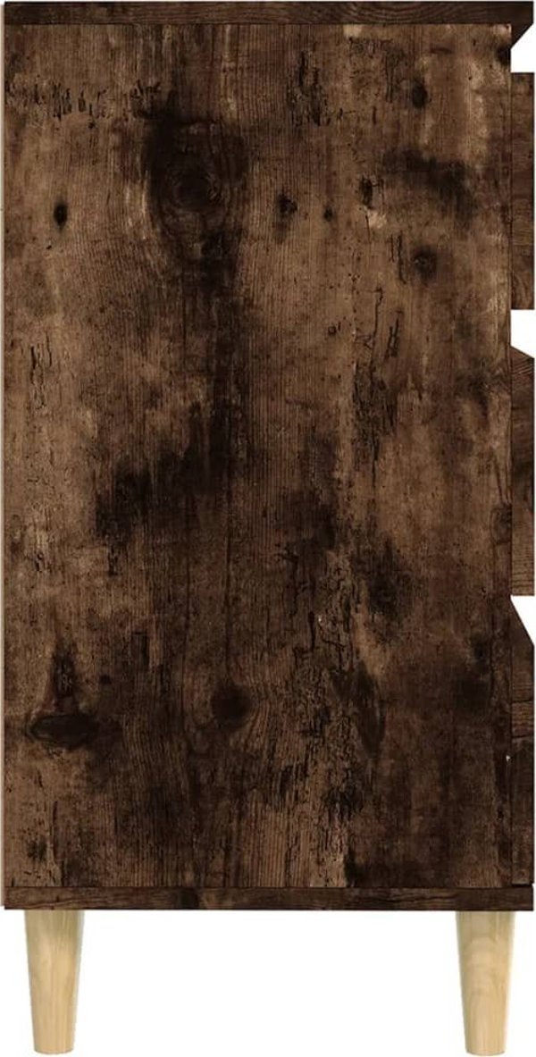 vidaXL Συρταριέρα, καπνιστή δρυς, 60x35x70 εκ, ξύλινο υλικό
