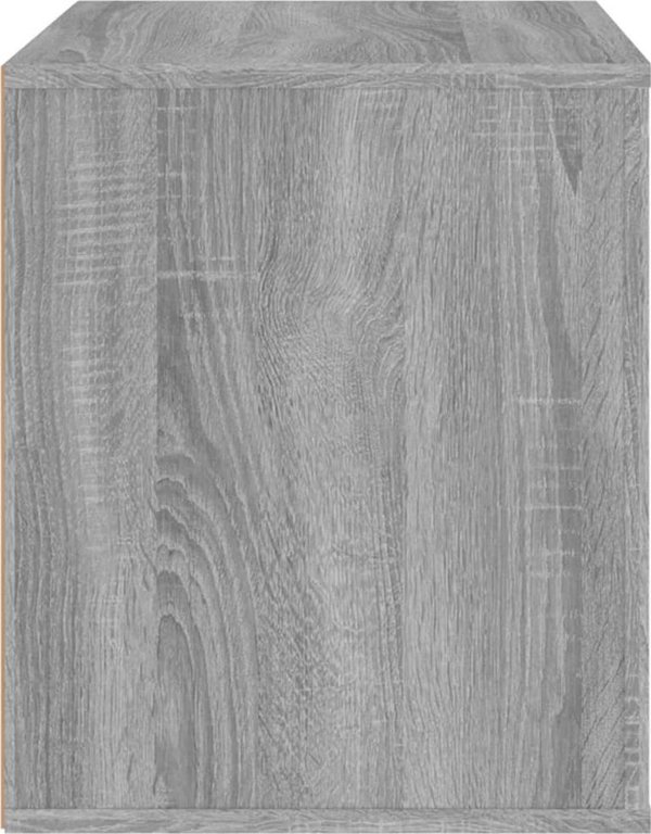 vidaXL Szafka nocna, szary dab sonoma, 50x39x47 cm