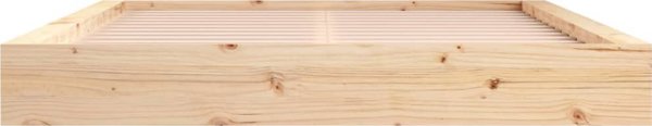 vidaXL Ράμα κρεβατιού, 160x200 cm, μασίφ ξύλο