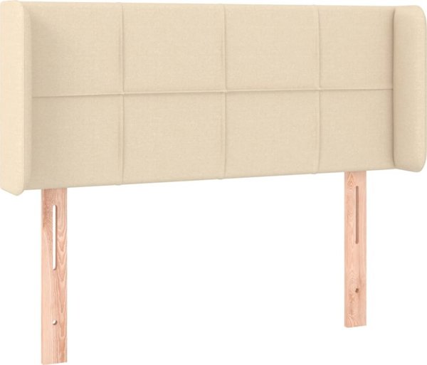 vidaXL Κεφαλαρι uszak Κρεμ 103x16x78/88 εκ Υφασμα