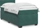 vidaXL Κρεβάτι Continental με Στρώμα, Πράσινο, Βελούδο, 90x200 εκ.