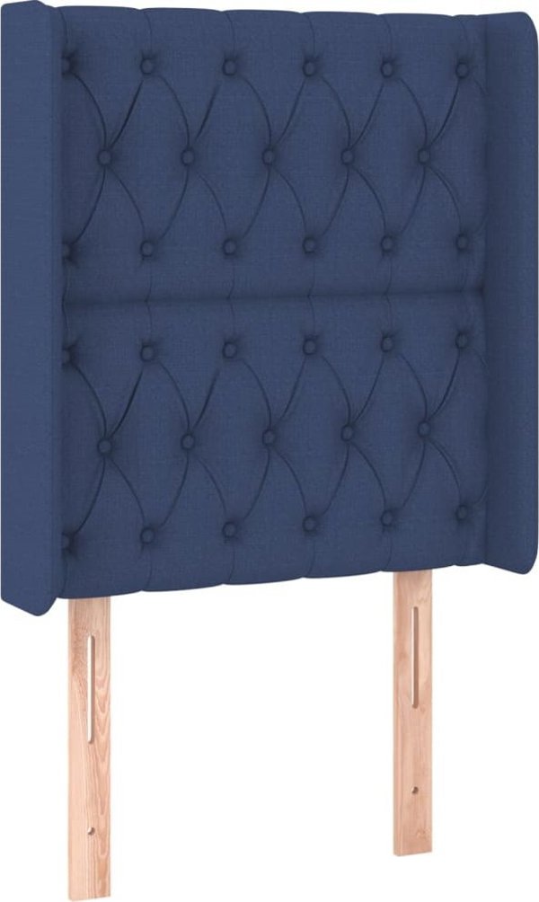 vidaXL Κεφαλάρι ουζάκ, μπλε, 83x16x118/128 cm, ύφασμα