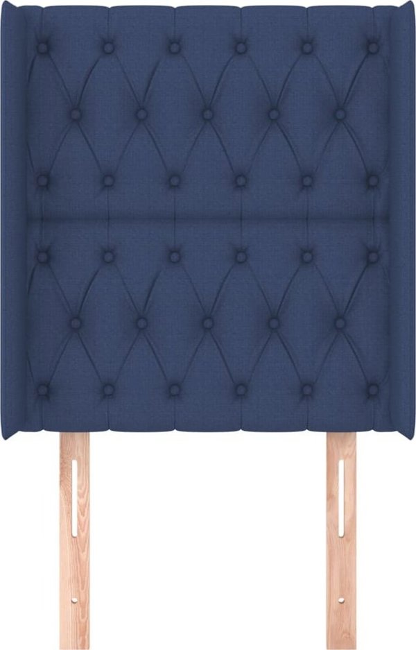 vidaXL Κεφαλάρι ουζάκ, μπλε, 83x16x118/128 cm, ύφασμα