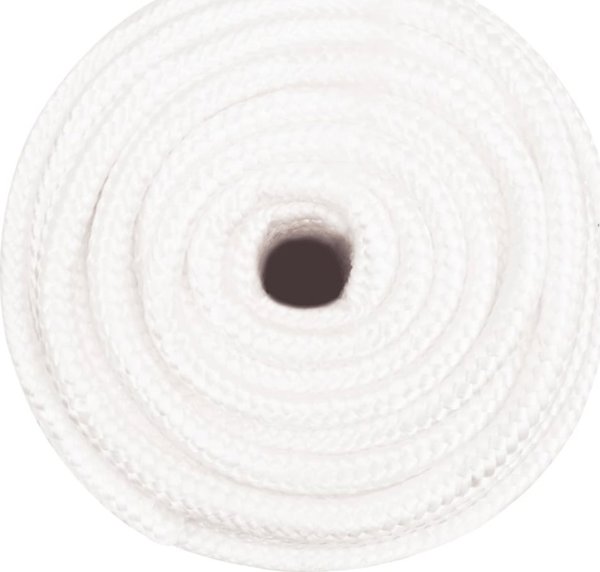 vidaXL Linka zeglarska, biala jednolita, 18 mm, 25 m, polipropylen