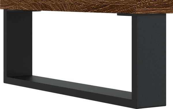 vidaXL Ντουλάπι παπουτσιών καφέ βελανιδιά 102x36x60 cm