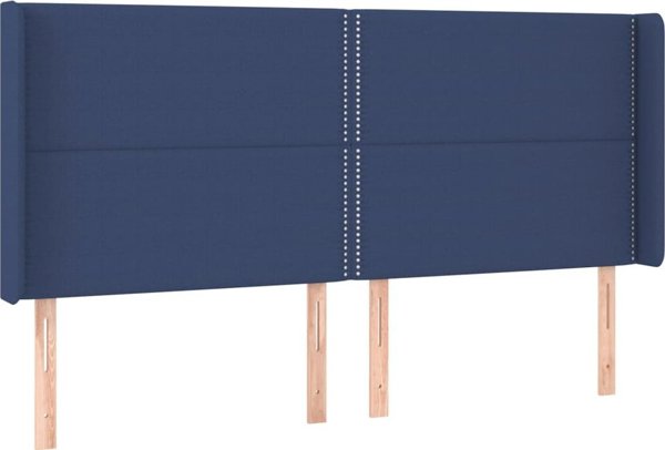 vidaXL Κεφαλάρι uszak Μπλε 203x16x118/128 cm από ύφασμα