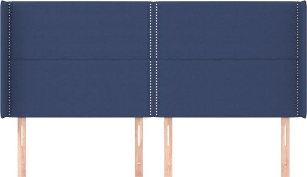 vidaXL Κεφαλάρι uszak Μπλε 203x16x118/128 cm από ύφασμα