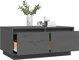 vidaXL Stolik kawowy, szary, 80x50x35 cm, lite drewno sosnowe